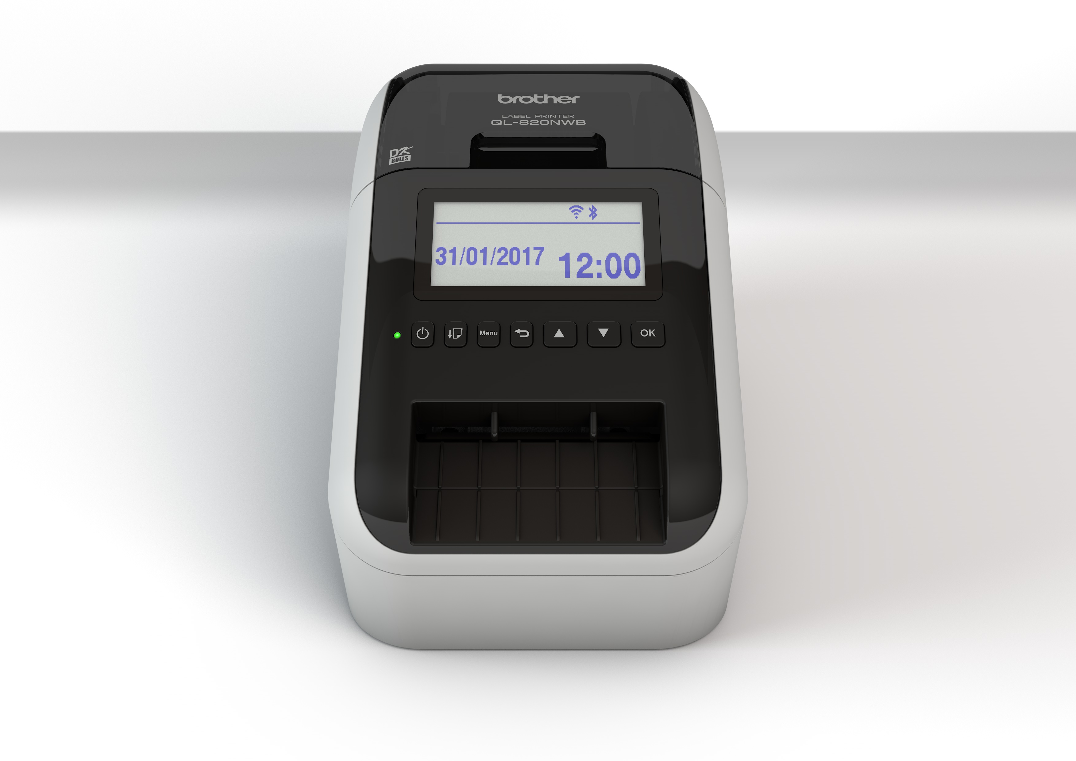 Настольный принтер  QL-820NWB для печати этикеток и наклеек с поддержкой Bluetooth и Wi-Fi | Brother 